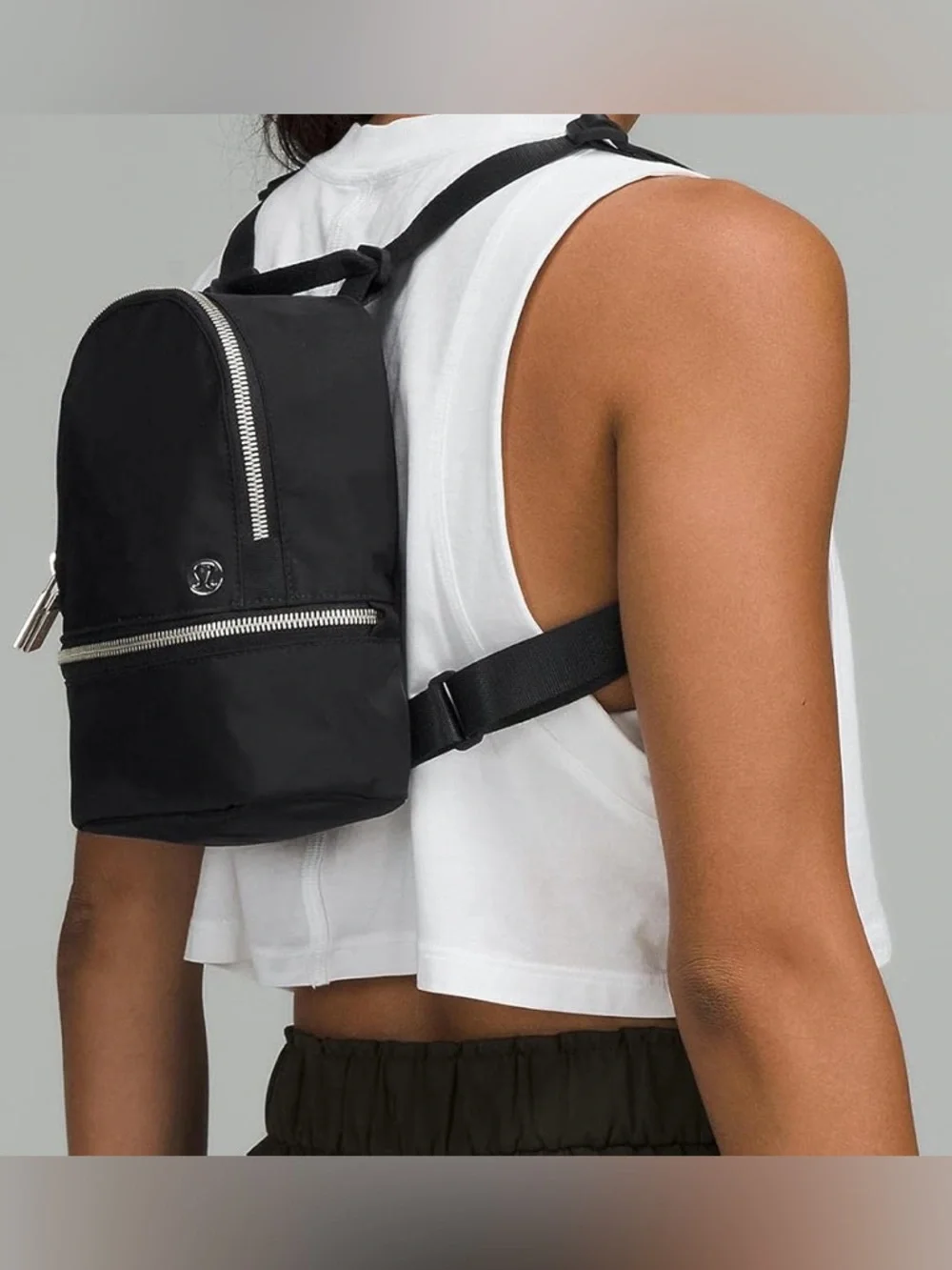 Lululemon City Adventurer Backpack Micro 3L Black Gold Hardware - Picture 3 of 4